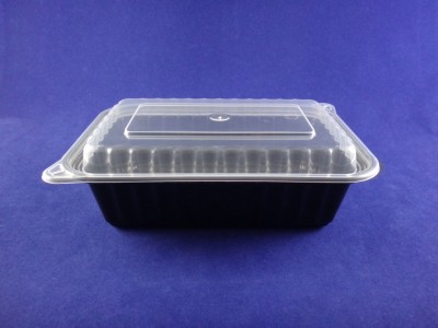 I-8322 PP Rectangular Microwavable Container